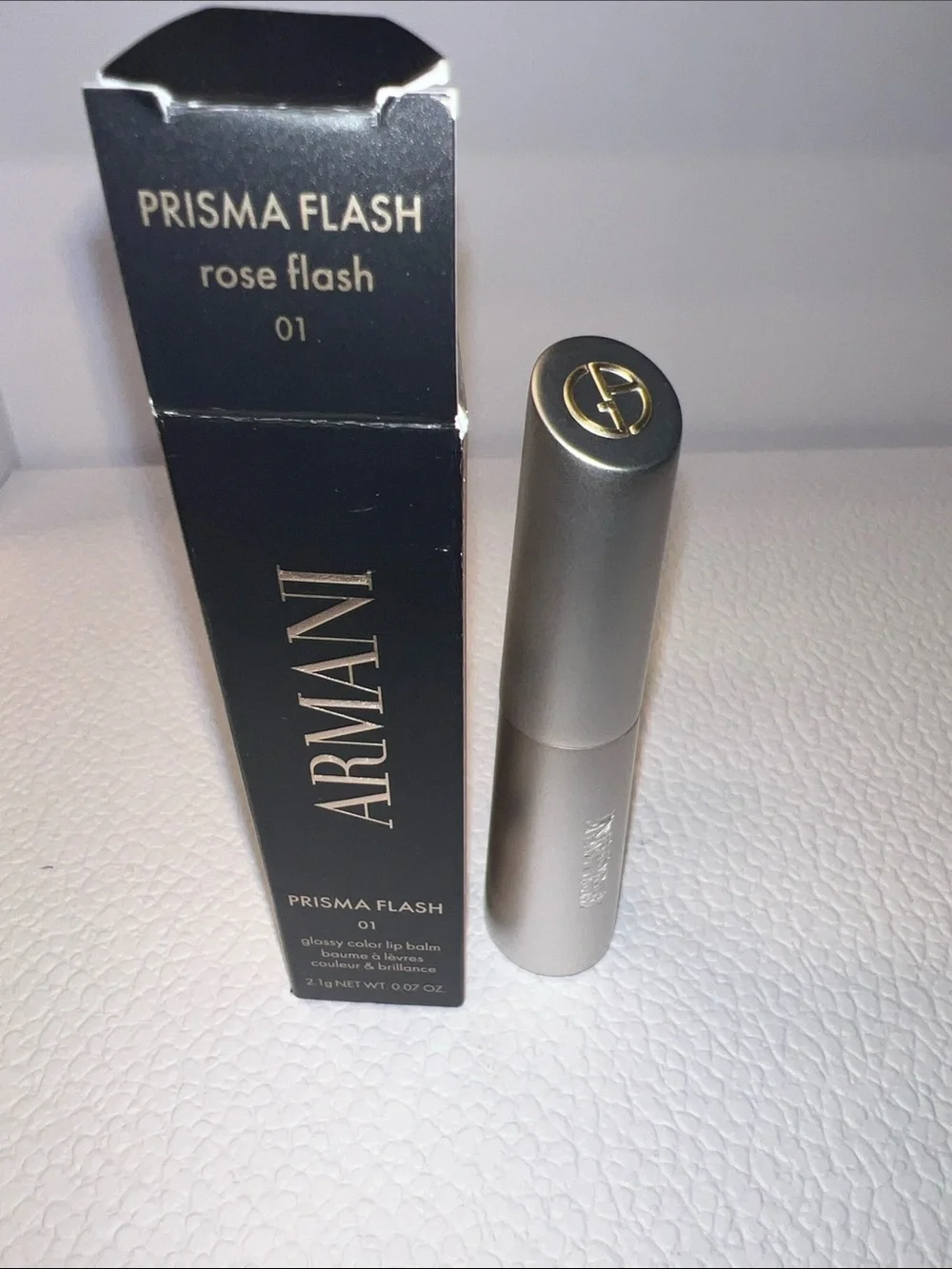 Giorgio Armani Prisma Flash Lip Balm Rose Flash 01 ( custom pink - PH activated)